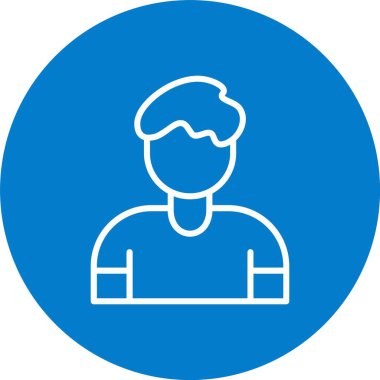 Erkek Çizgisi Çoklu Çember Rengi