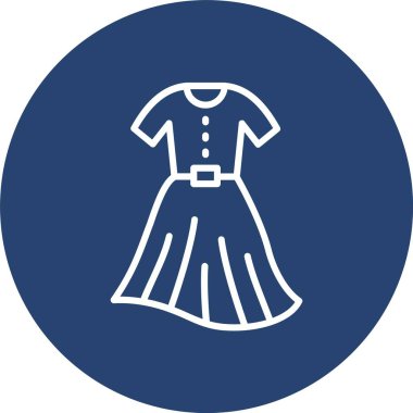 Elbise Çizgisi Çoklu Çember Rengi