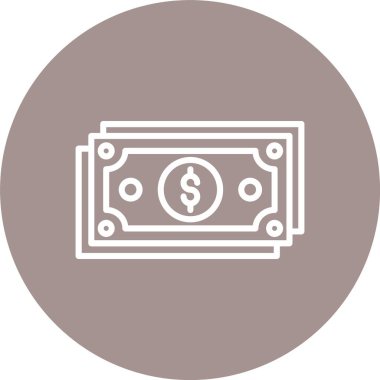 Dolar Bill Line Çoklu Çember Rengi