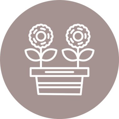 Bahçe Hattının Çoklu Çember Rengi