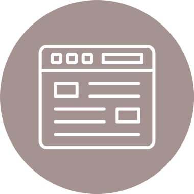 Webpage Satırı Çoklu Çember Rengi
