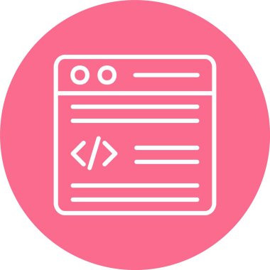 Web sitesi Tasarım Satırı Çoklu Çember Rengi