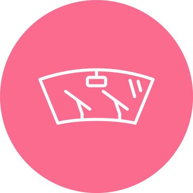 Ön kalkan Çizgisi Çok Çember Rengi