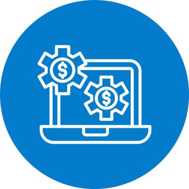 Finans Yazılım Satırı Çoklu Çember Rengi