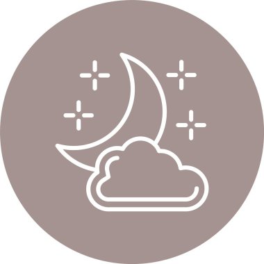 Yarım Ay Çizgisi Çoklu Çember Rengi