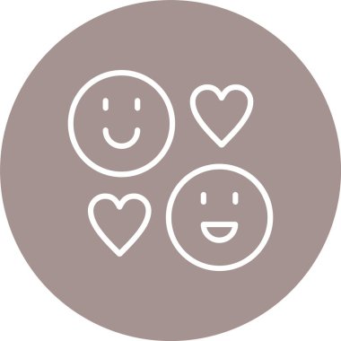 Mutluluk Çizgisi Çoklu Çember Rengi