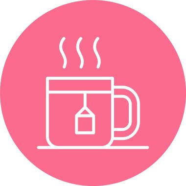 Kahve Bardağı Hattı Çok Çember Rengi