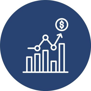 Pazar Trend Çizgisi Çoklu Çember Rengi