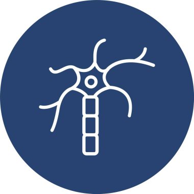 Sinir Hücresi Çizgisi Çoklu Çember Rengi