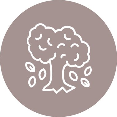 Düşen Yaprak Çizgisi Çok Çember Rengi