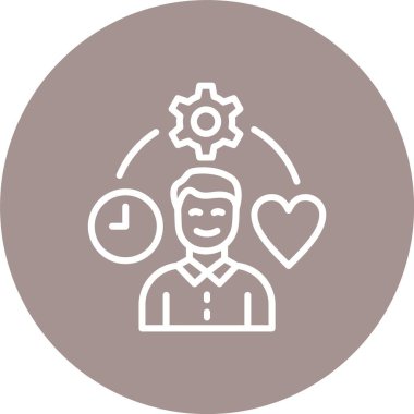 Organize yaşam çizgisi Çok Çember Rengi