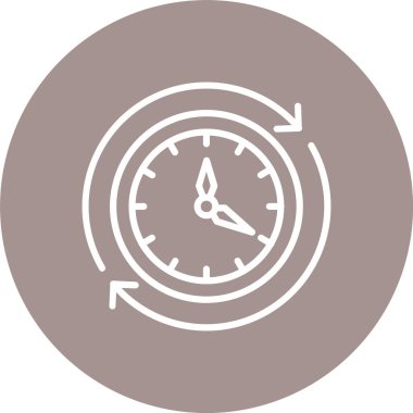 Fazla mesai Çizgisi Çoklu Çember Rengi