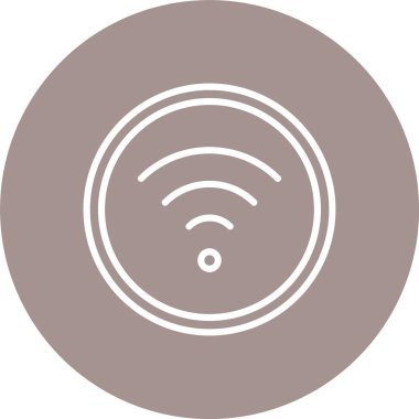 Wifi Sinyal Hattı Çoklu Çember Rengi