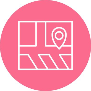 Gps Çizgisi Çoklu Çember Rengi