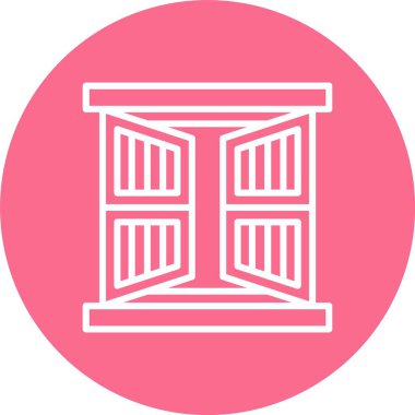 Pencere Satırı Çoklu Çember Rengi