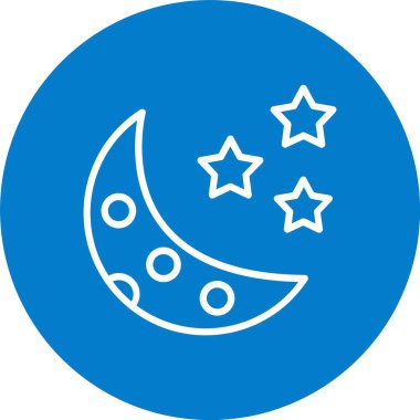 Yarım Ay Çizgisi Çoklu Çember Rengi