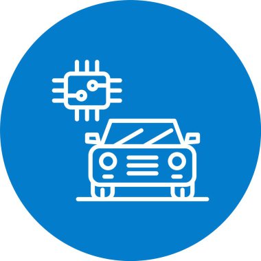 Akıllı Araba Hattı Çok Çember Rengi