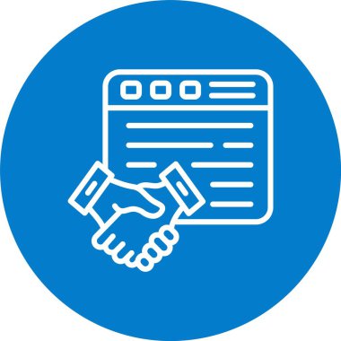 Web sitesi Satırı Çoklu Çember Rengi