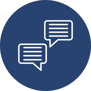 Konuşma Kabarcık Satırı Çoklu Çember Rengi