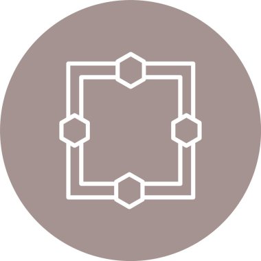 Çerçeve Çizgisi Çoklu Çember Rengi