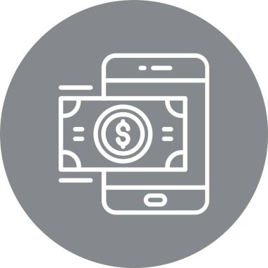 Dijital Para Çizgisi Çok Çember Rengi