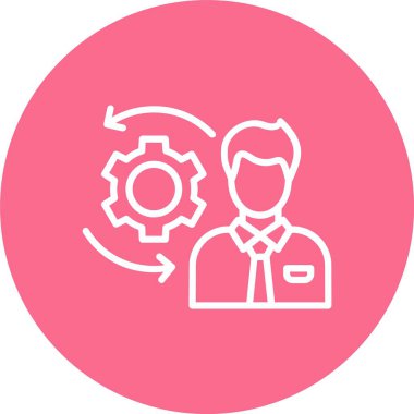 İş Yönetimi Satırı Çoklu Çember Rengi