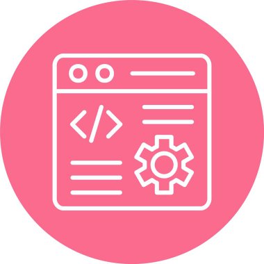 Web sitesi Tasarım Satırı Çoklu Çember Rengi