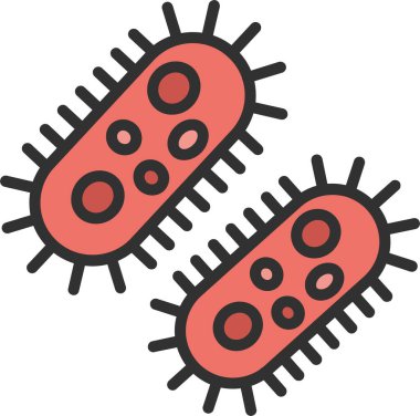 Bakteri Satırı Simge Dolduruldu