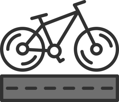 Simge Doldurulmuş Bisiklet Yolları Satırı