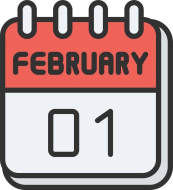 31 Şubat Satır Doldurulmuş Simge