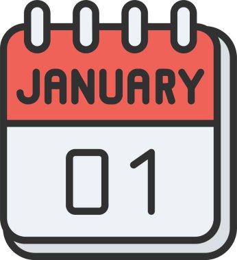 31 Ocak Satır Dolu Simge