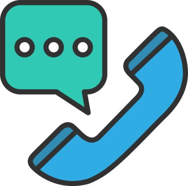 Telefon Hattı Doldurulmuş Simge