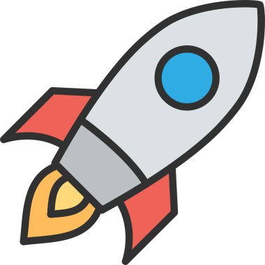 Roket Hattı Dolgulu Simge