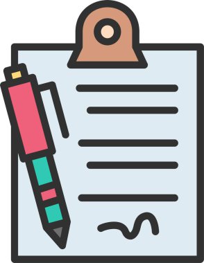 Sözleşme Satırı Dolu Simge