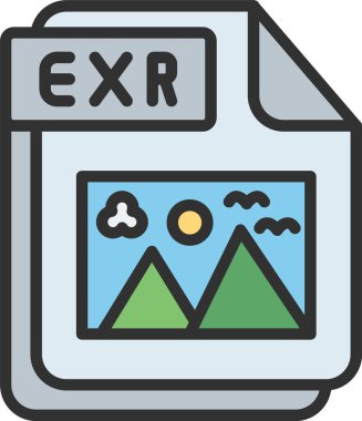 EXR Satırı Doldurulmuş Simge