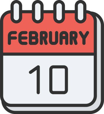 Simge Doldurulmuş 10 Şubat Satırı