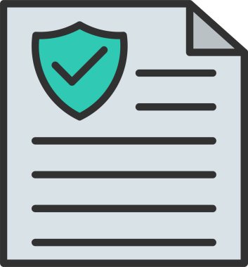 Sigorta Satırı Dolgulu Simge