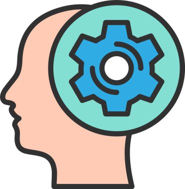 Simge Doldurulmuş Düşünce Satırı