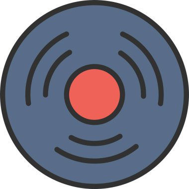 Disk Satırı Doldurulmuş Simge
