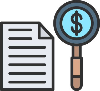 Finans Satırı Doldurulmuş Simge