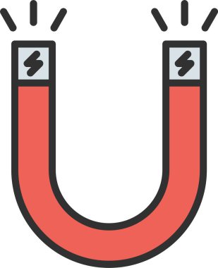 Simge Doldurulmuş Manyetizma Çizgisi