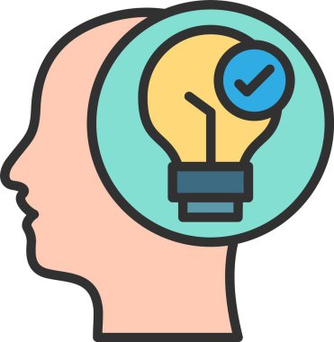 Simge Doldurulmuş Yaratıcı Zihin Satırı