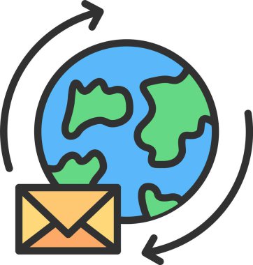 E- posta Satırı Doldurulmuş Simge