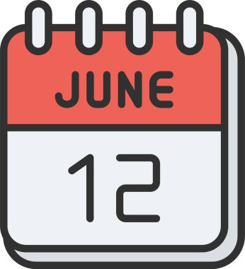 12 Haziran Satırı Doldurulmuş Simge