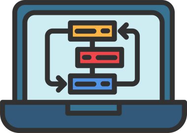 Birikmiş Günlük Satırı Doldurulmuş Simge