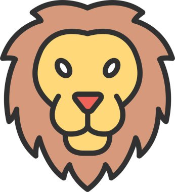 Aslan Satırı Doldurulmuş Simge