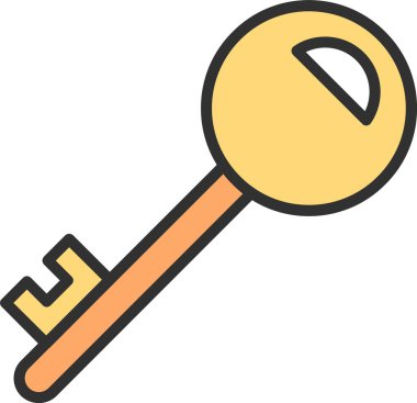 Anahtar Satırı Doldurulmuş Simge