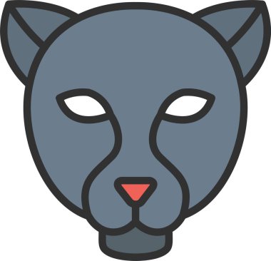 Panter Satırı Doldurulmuş Simge