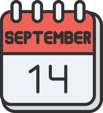 14 Eylül Satırı Doldurulmuş Simge