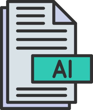 Simge Doldurulmuş Ai Dosya Satırı